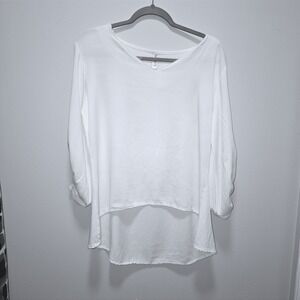 Elegant White Women's Blouse